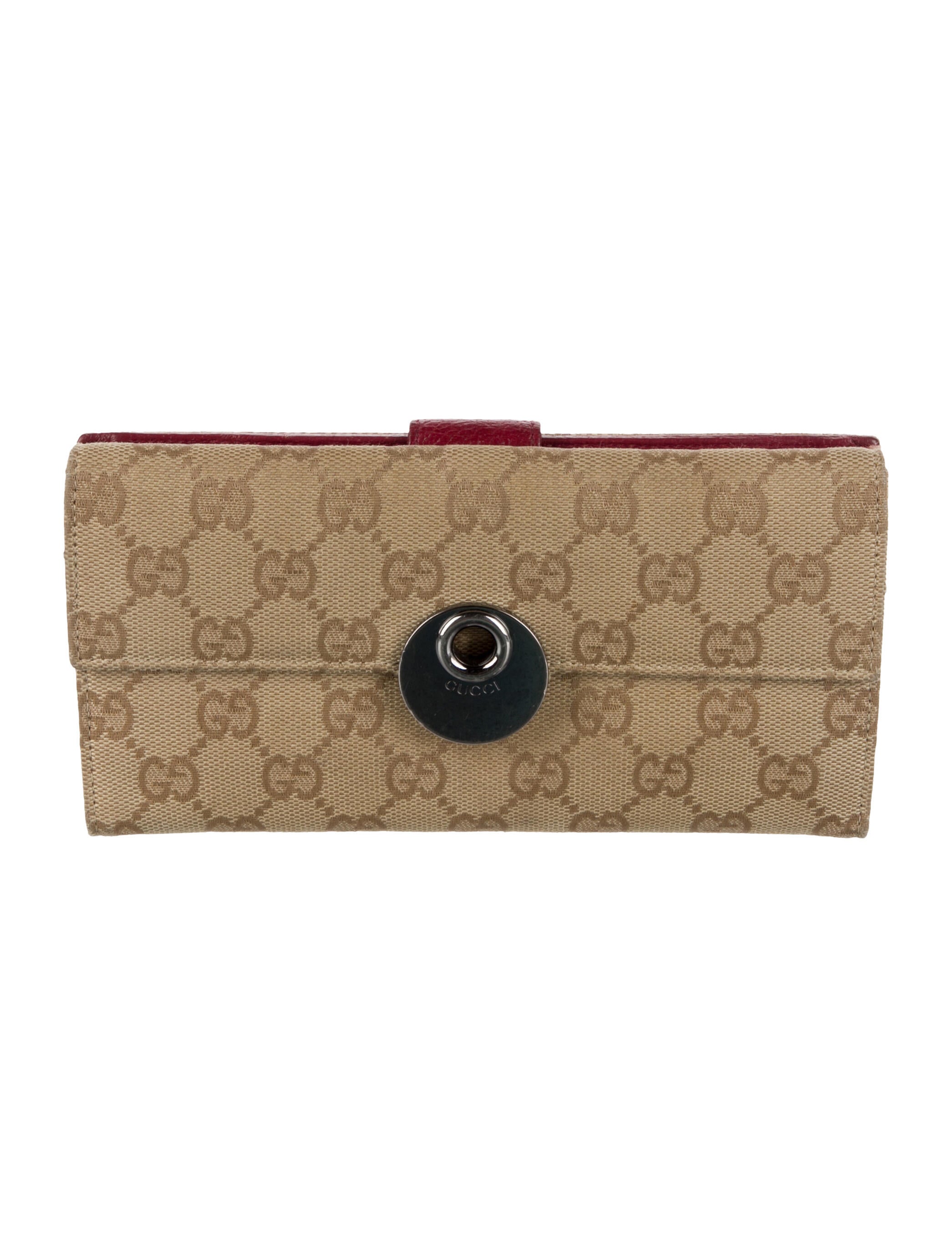 Gucci GG Canvas Canvas Continental Wallet