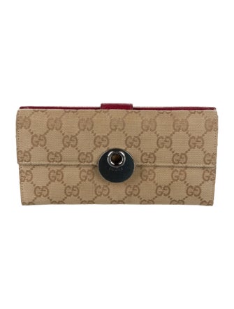 Gucci GG Canvas Canvas Continental Wallet