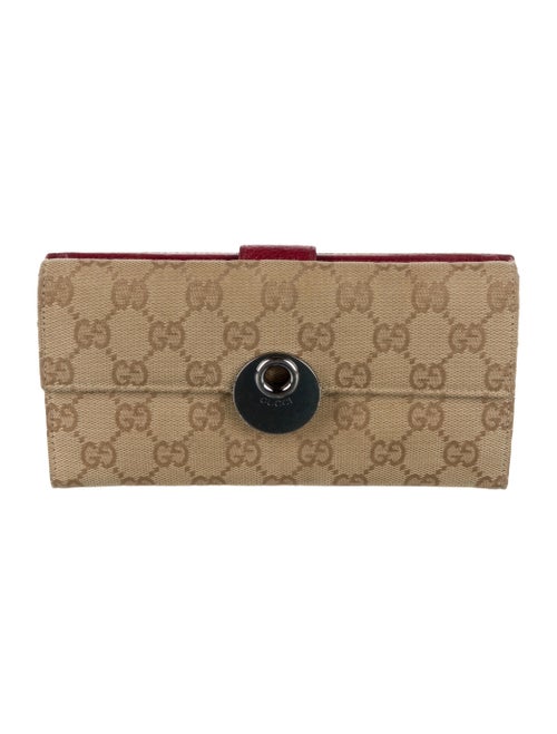 Gucci GG Canvas Canvas Continental Wallet