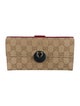 Gucci GG Canvas Canvas Continental Wallet