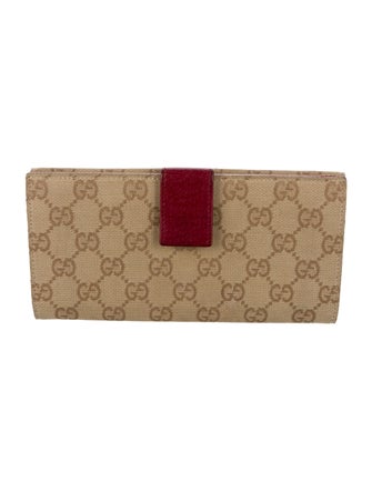 Gucci GG Canvas Canvas Continental Wallet