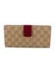 Gucci GG Canvas Canvas Continental Wallet
