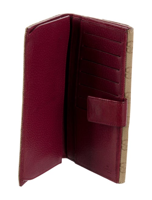 Gucci GG Canvas Canvas Continental Wallet