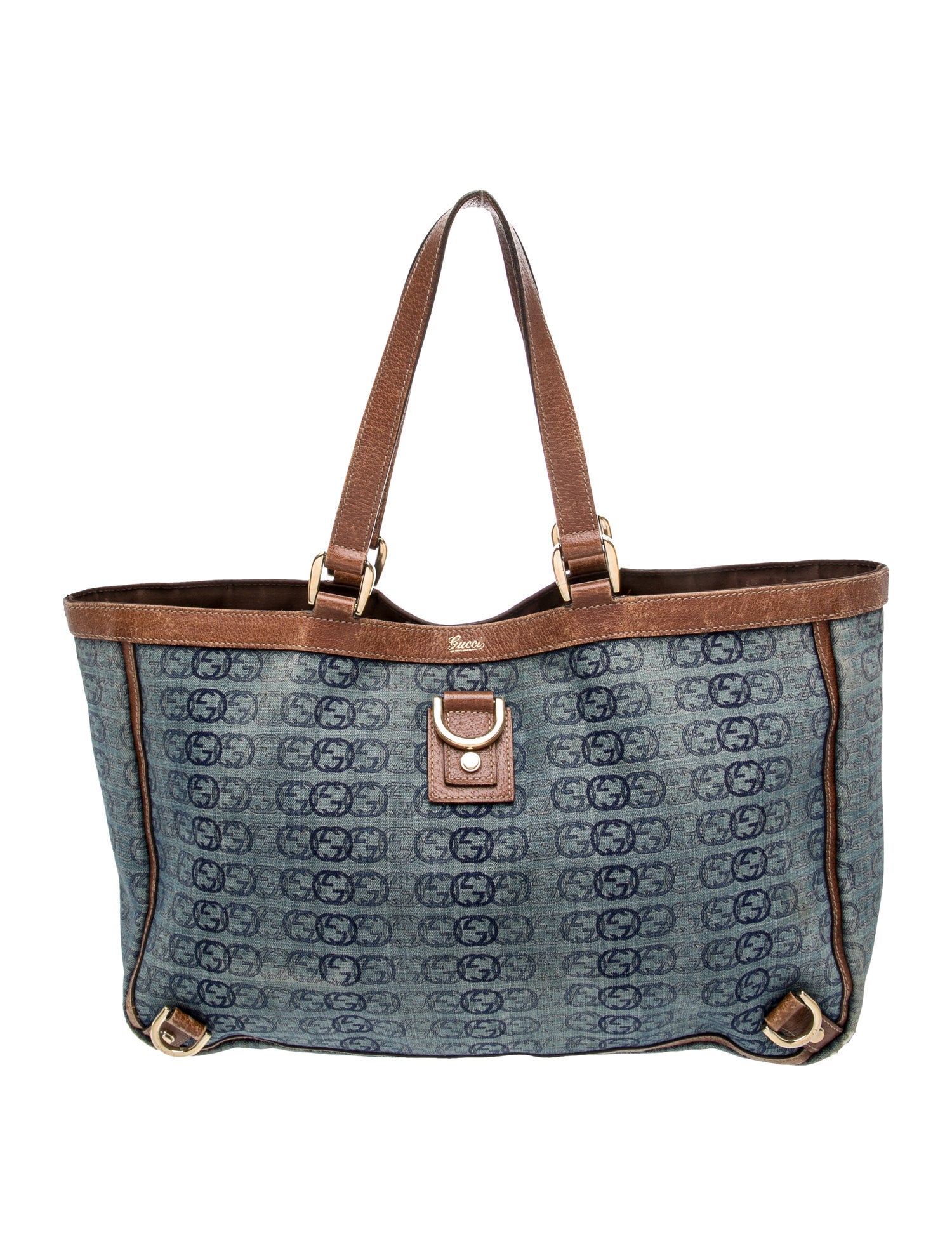 Gucci GG Denim Abbey Large