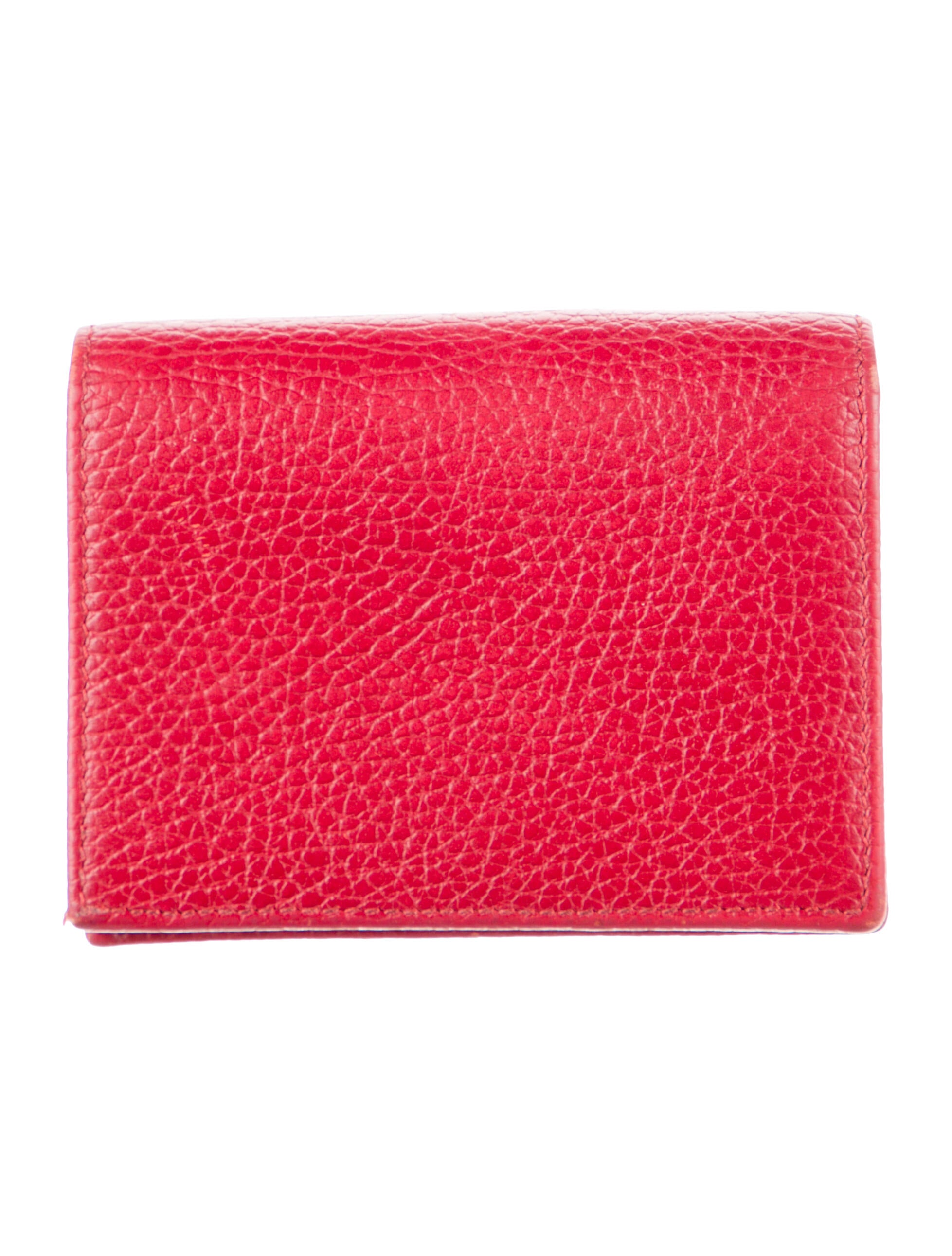 Gucci GG Marmont Card Case Double G Logo Wallet