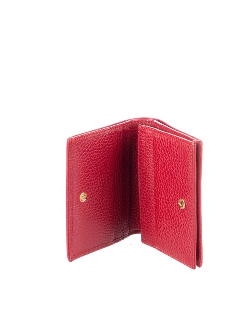 Gucci GG Marmont Card Case Double G Logo Wallet