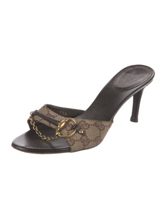 Gucci GG Canvas Canvas Slides