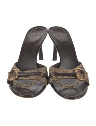 Gucci GG Canvas Canvas Slides