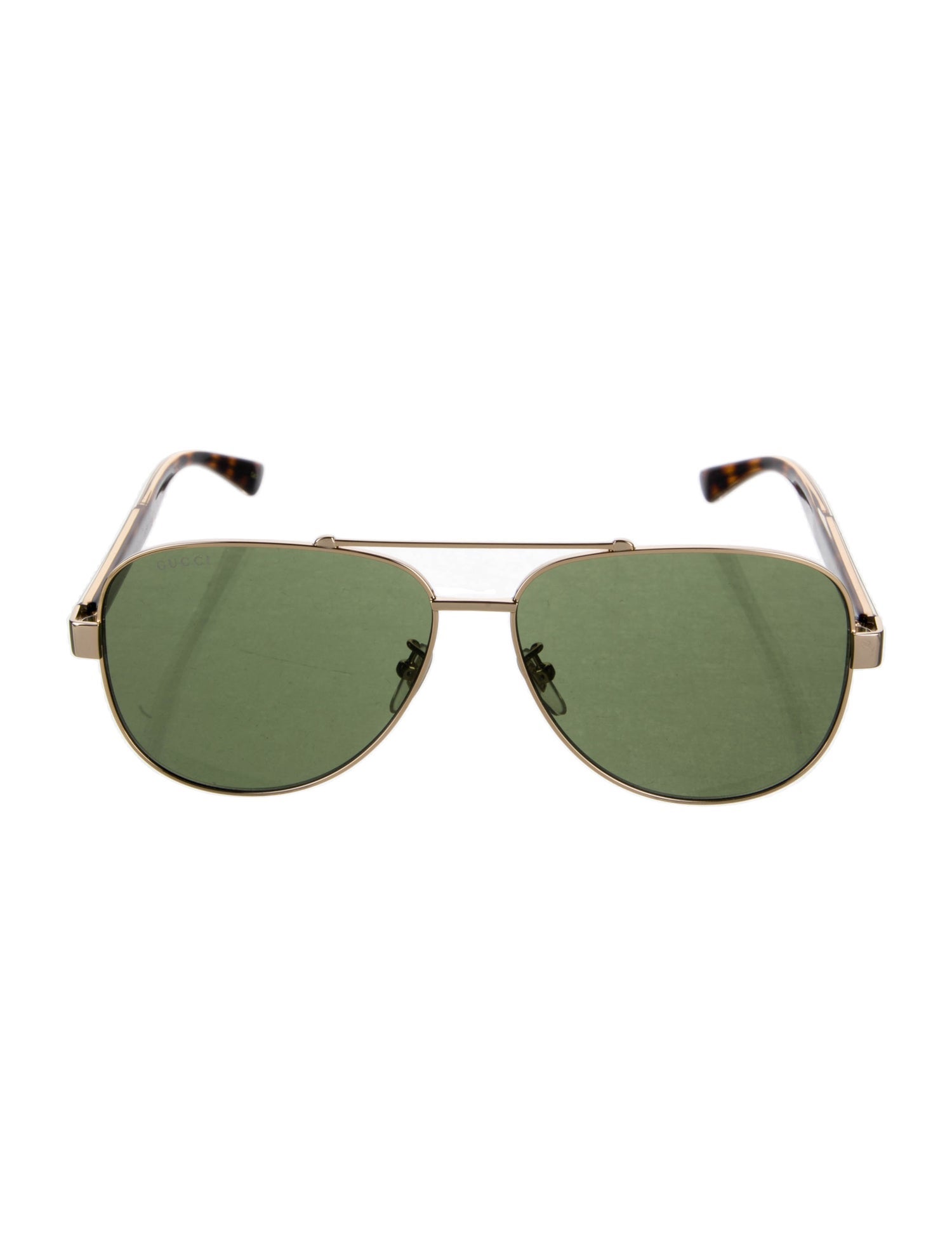 Gucci Web Accent Aviator Sunglasses