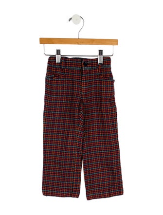 Gucci Kids Plaid Pants