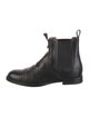 Gucci Sylvie Web Accent Leather Chelsea Boots