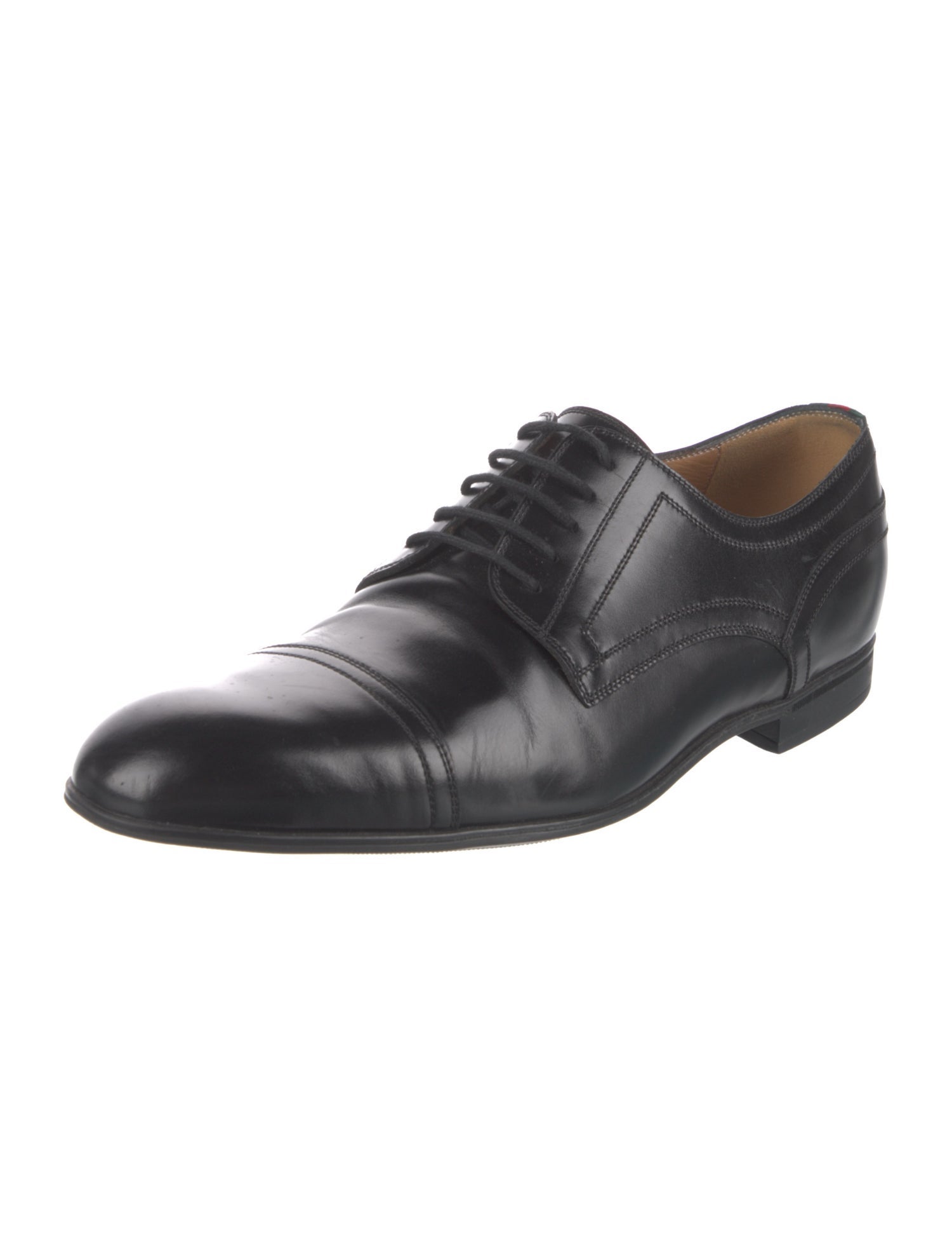 Gucci Leather Derby Shoes
