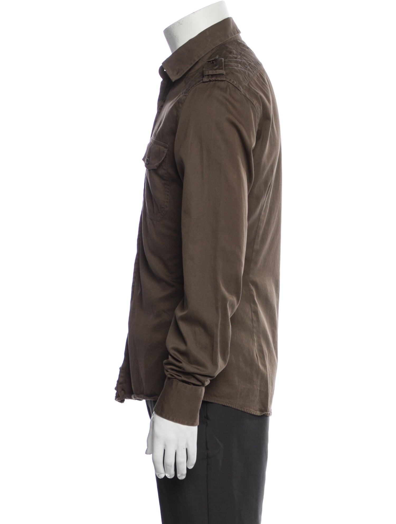 Gucci Vintage Web Accent Shirt