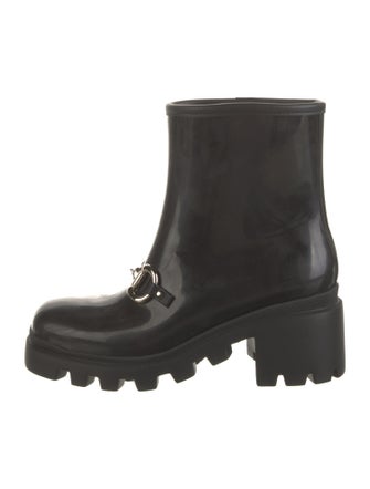 Gucci Horsebit Accent Rubber Rain Boots