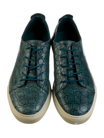 Gucci Crocodile Printed Sneakers