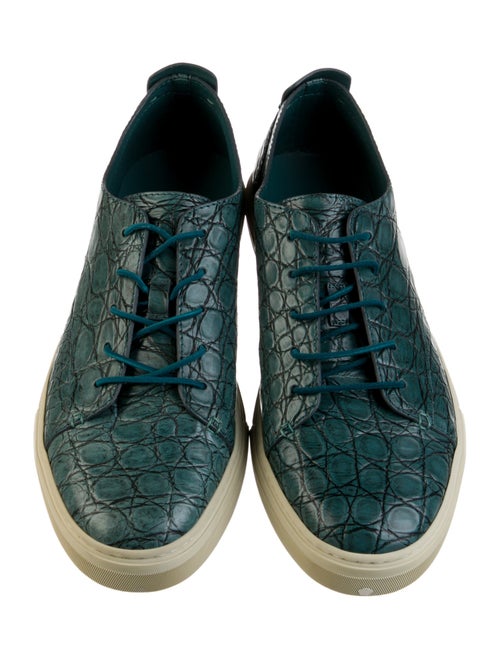 Gucci Crocodile Printed Sneakers