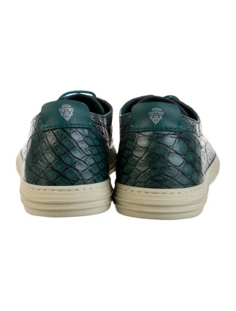 Gucci Crocodile Printed Sneakers