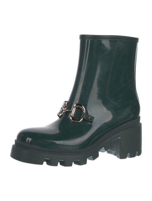 Gucci Horsebit Accent Rubber Rain Boots