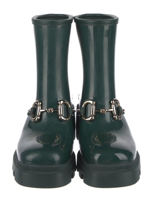 Gucci Horsebit Accent Rubber Rain Boots