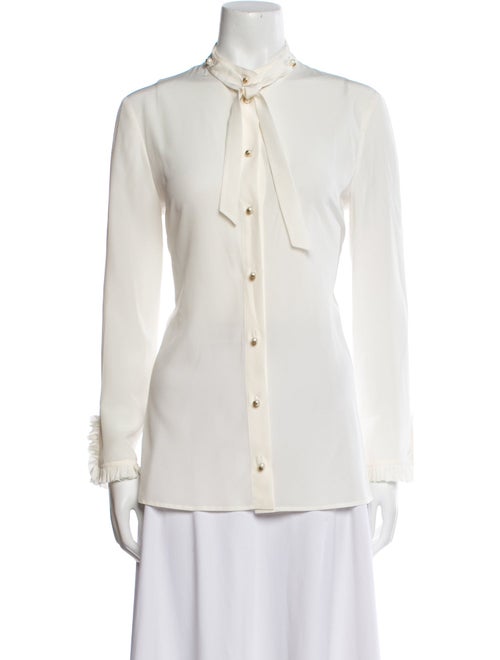 Gucci 2015 Silk Button-Up Top