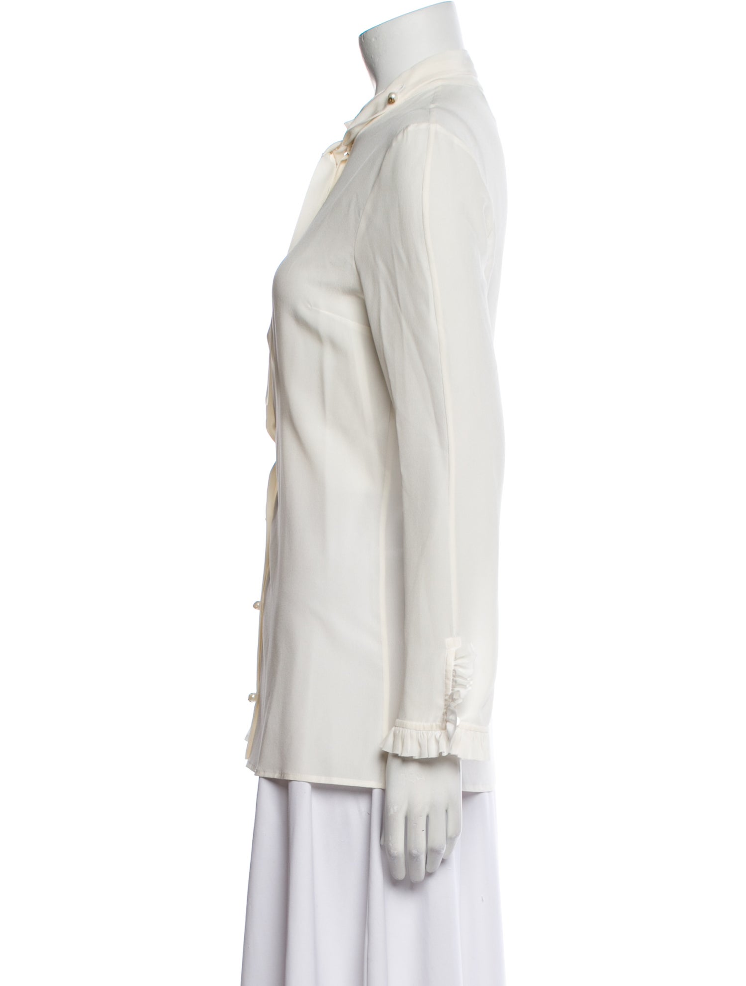 Gucci 2015 Silk Button-Up Top