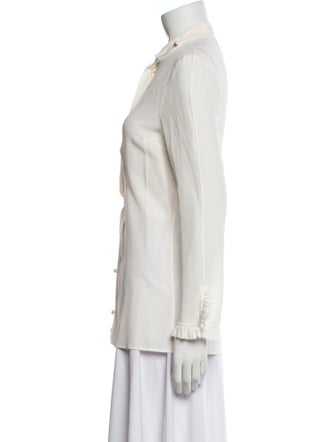 Gucci 2015 Silk Button-Up Top