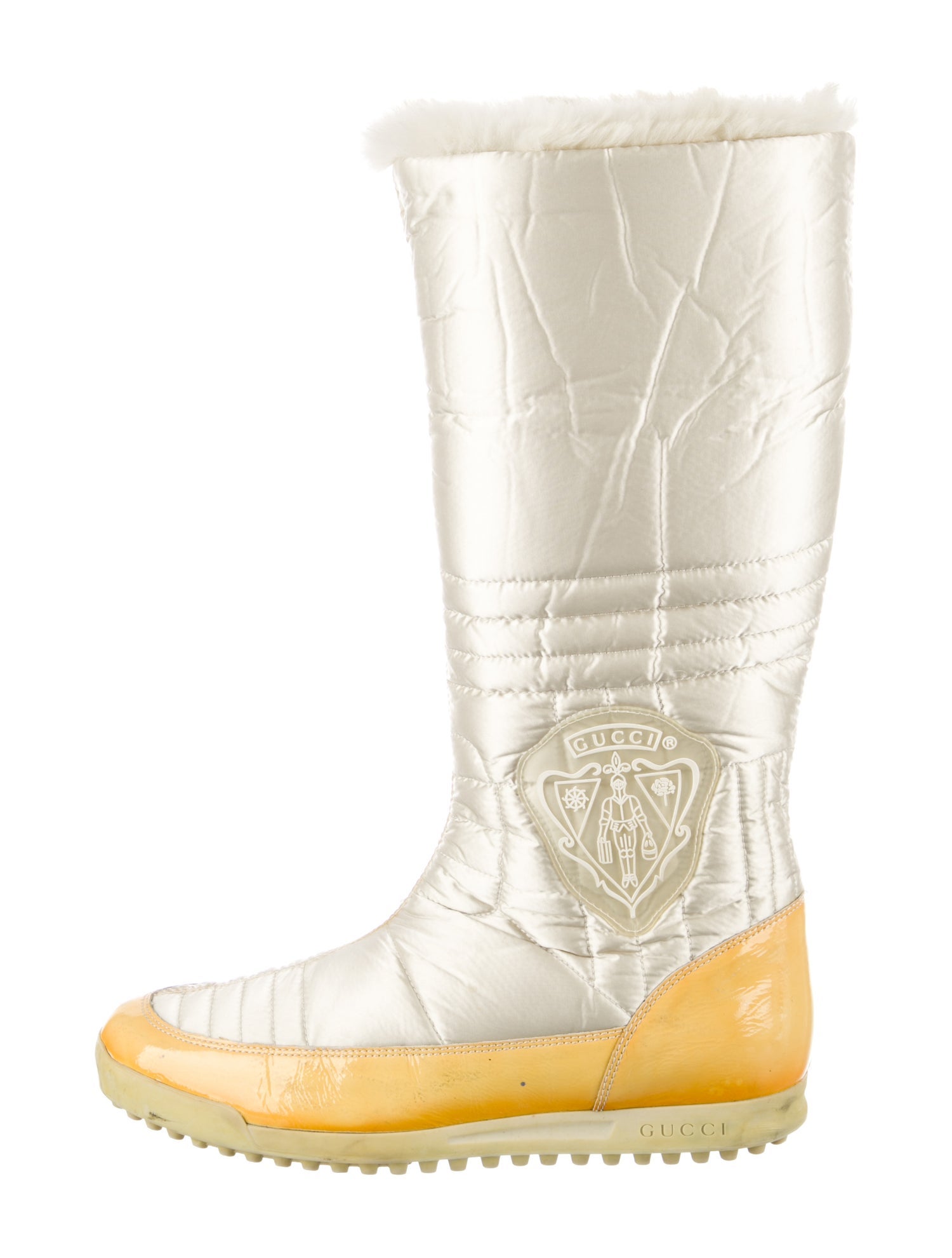 Gucci Hysteria Accent Nylon Rain Boots