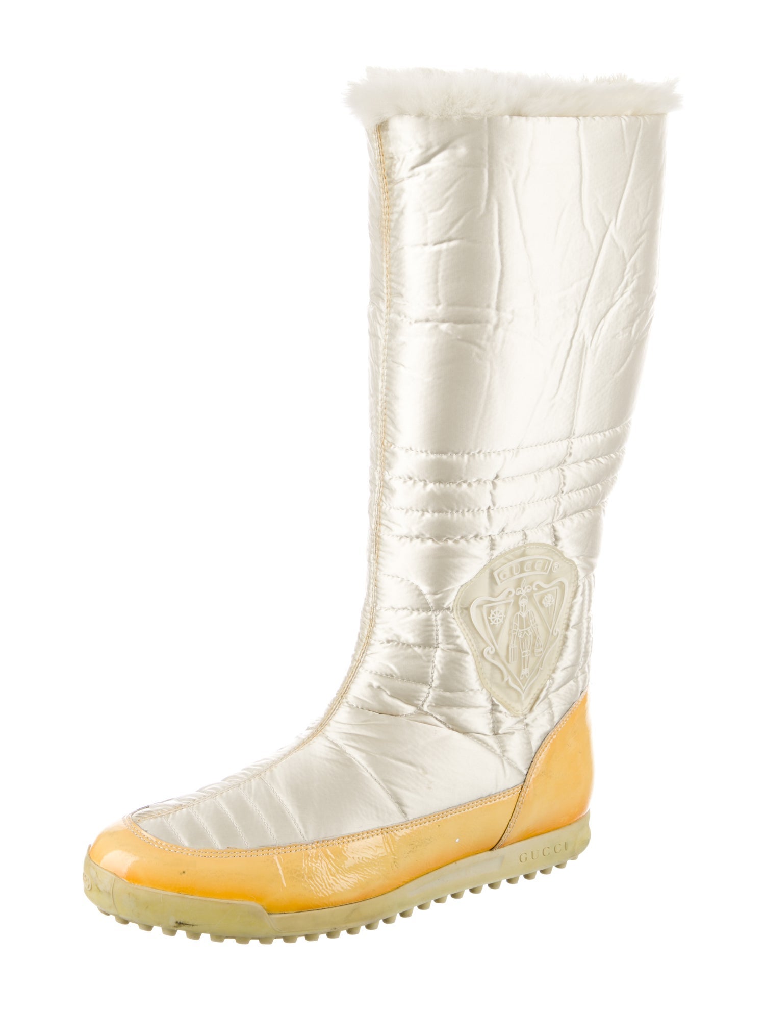 Gucci Hysteria Accent Nylon Rain Boots