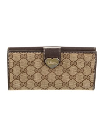 Gucci GG Canvas Continental Wallet
