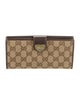 Gucci GG Canvas Continental Wallet