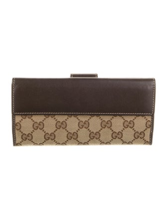 Gucci GG Canvas Continental Wallet