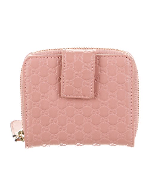 Gucci Microguccissima Pattern Leather Compact Wallet