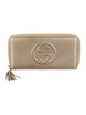 Gucci Interlocking G Logo Leather Continental Wallet