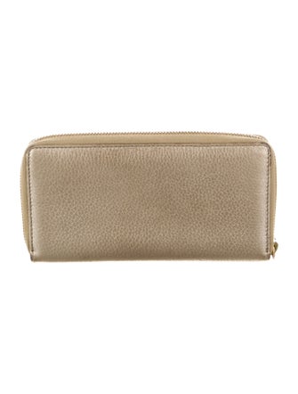 Gucci Interlocking G Logo Leather Continental Wallet