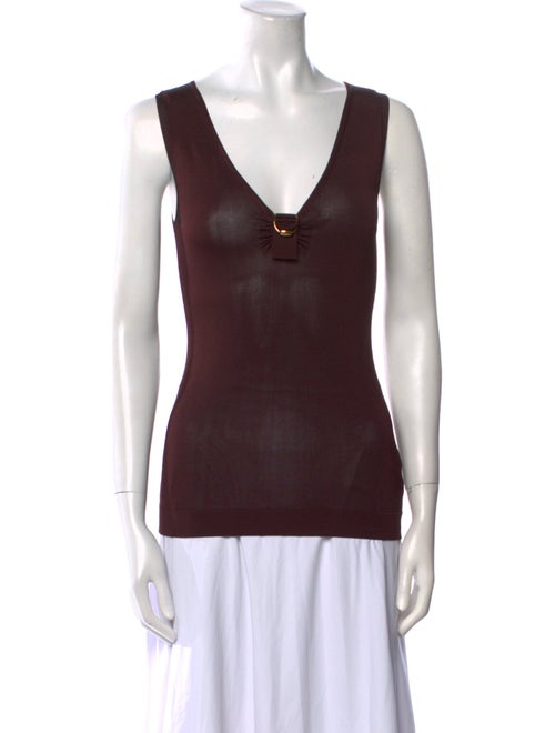 Gucci V-Neck Sleeveless Top