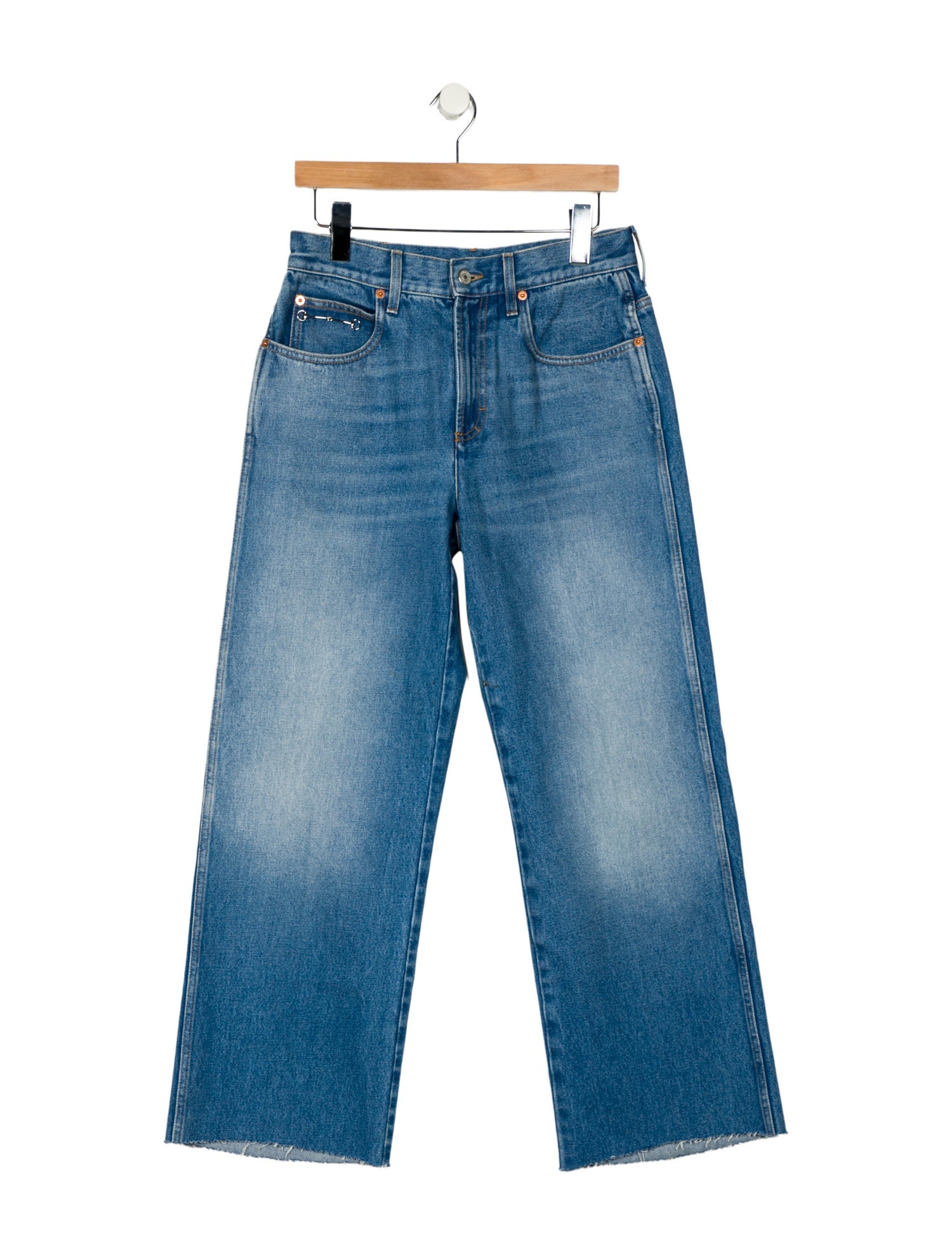 Gucci High-Rise Wide Leg Jeans