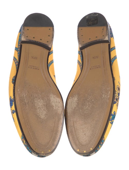 Gucci Horsebit Accent Printed Loafers