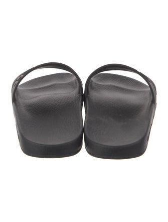 Gucci Interlocking G Logo Rubber Slides