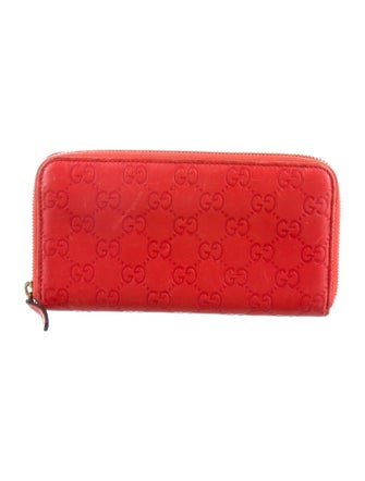Gucci Guccissima Zip Around Wallet GG Signature Continental Wallet