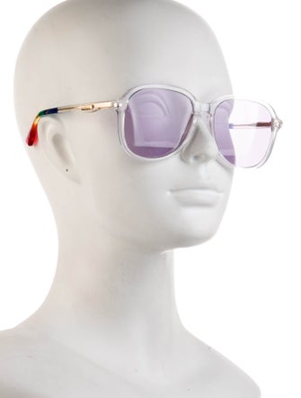 Gucci Aviator Mirrored Sunglasses