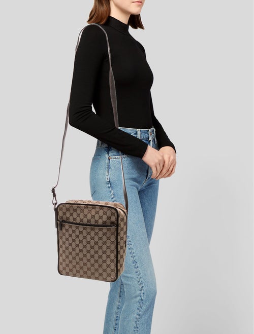 Gucci GG Canvas Messenger Bag