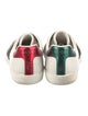 Gucci Web Accent Leather Sneakers