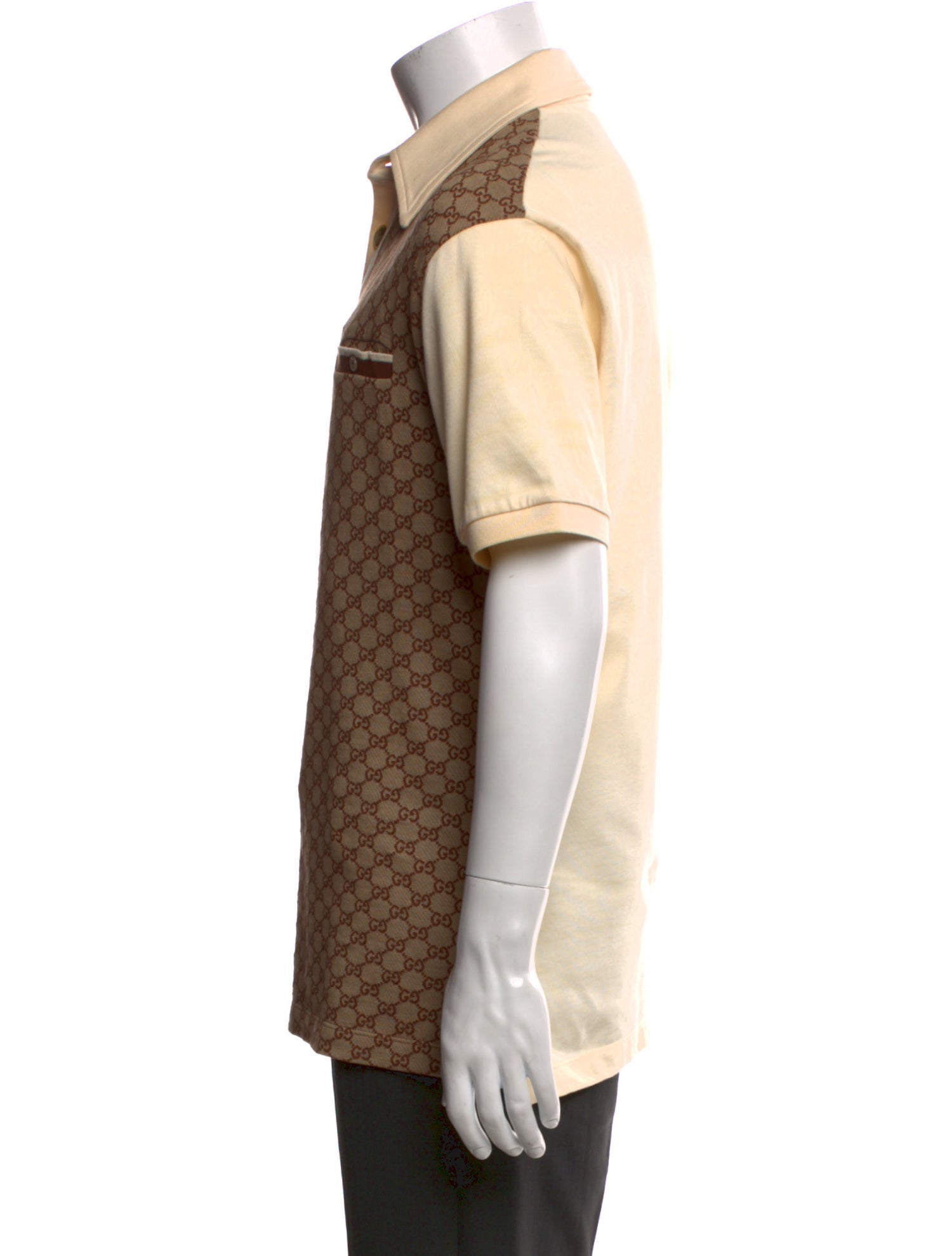 Gucci GG Logo Collar Polo Shirt