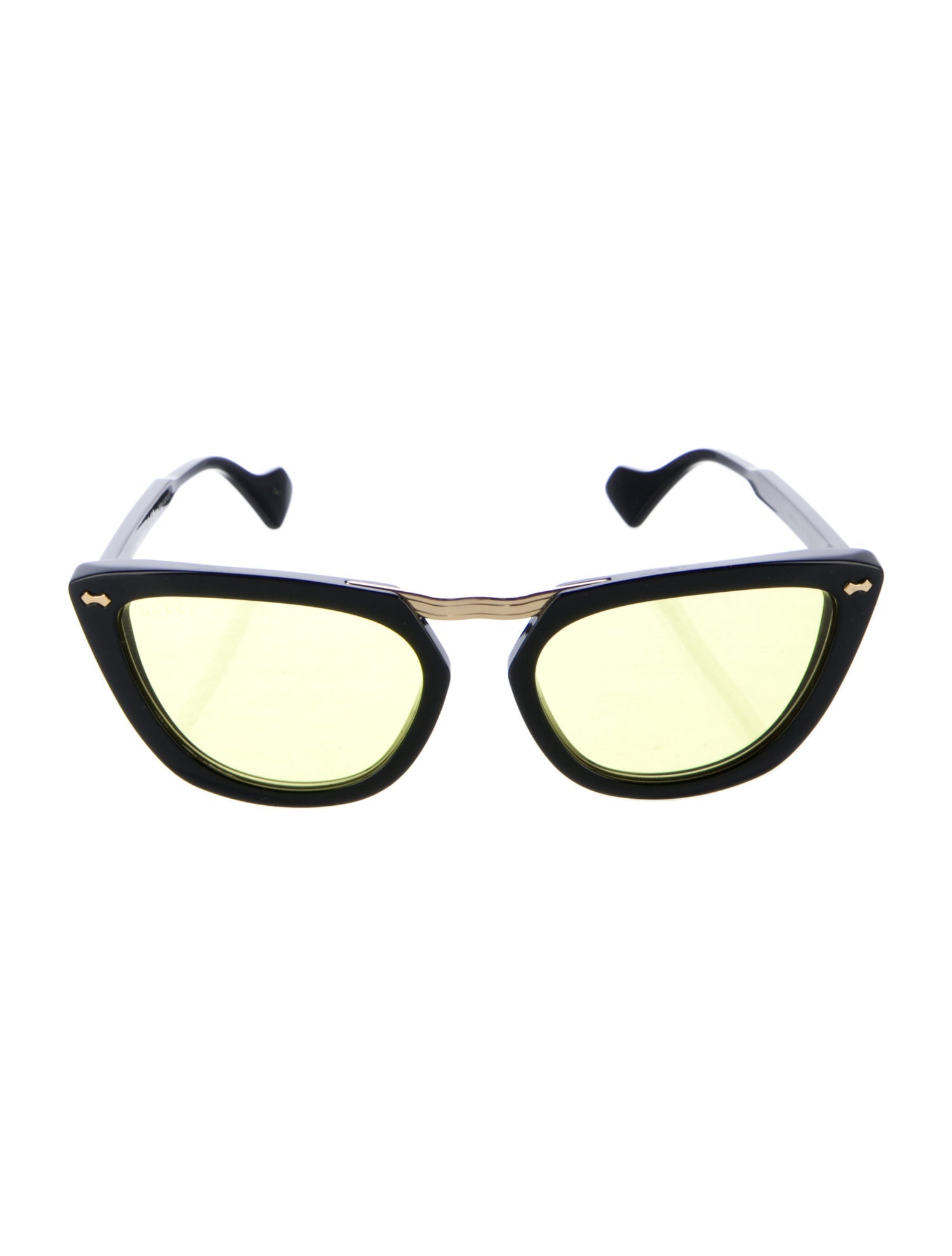 Gucci Web Accent Cat-Eye Sunglasses