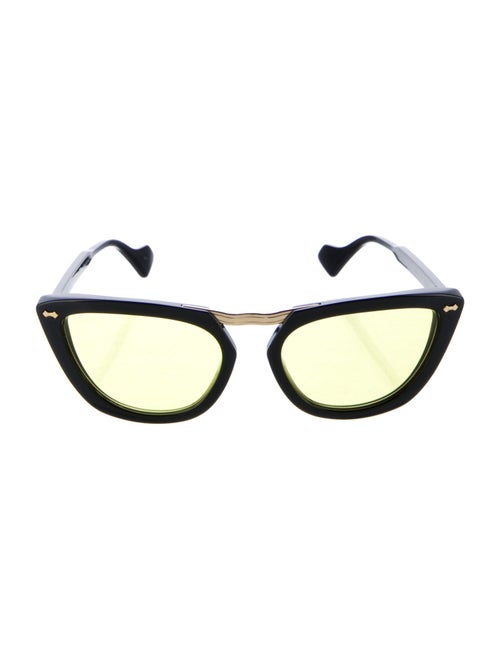 Gucci Web Accent Cat-Eye Sunglasses