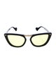 Gucci Web Accent Cat-Eye Sunglasses