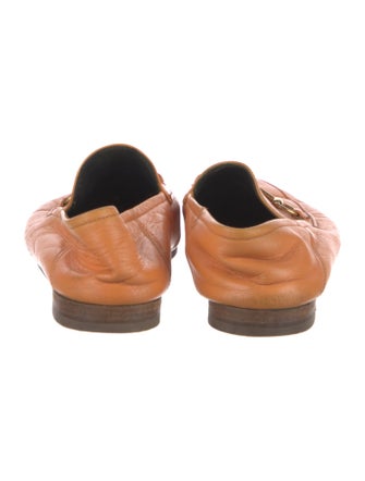 Gucci Horsebit Accent Leather Loafers