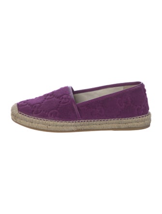 Gucci GG Signature Terry Cloth Espadrilles
