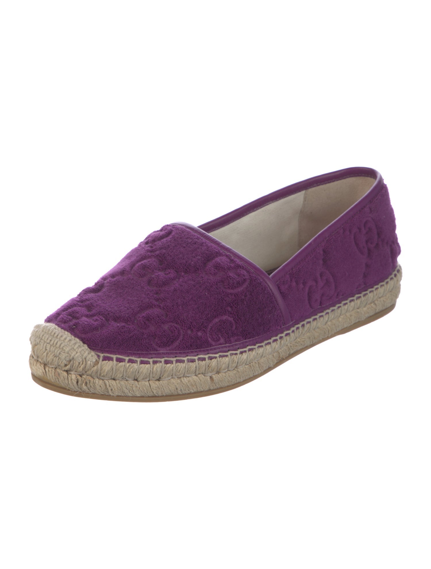 Gucci GG Signature Terry Cloth Espadrilles