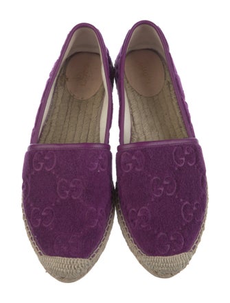 Gucci GG Signature Terry Cloth Espadrilles